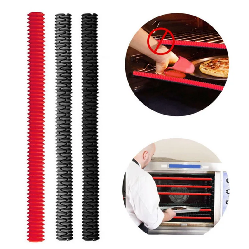 Kitchen Gadgets Everyone Needs - 1個入り耐熱シリコンラックプロテクターシールド、火傷や傷跡から保護、キッチン用品＆アクセサリー