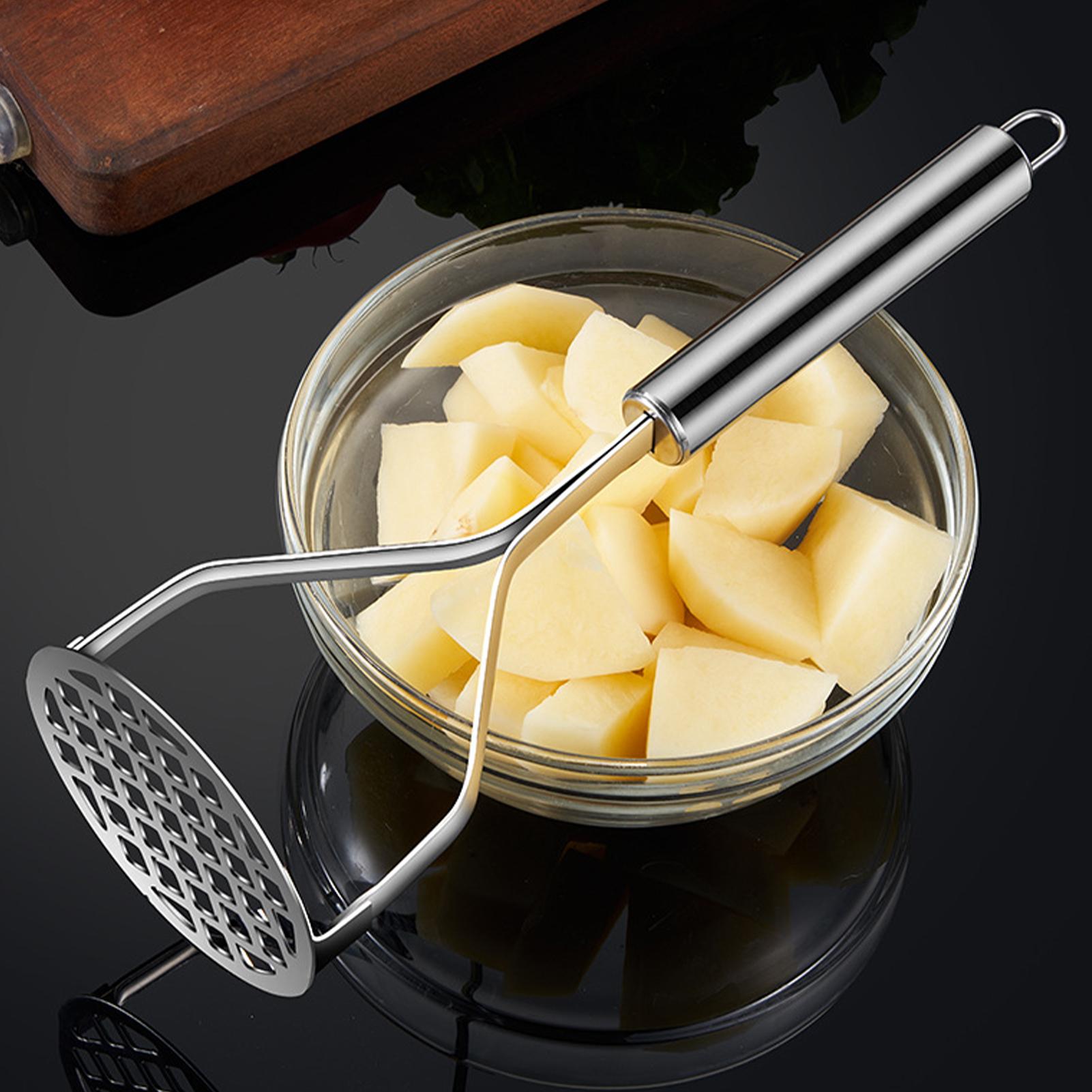 Kitchen Gadgets For Kids - 手動ステンレス鋼ポテトマッシャー果物野菜圧力泥機キッチン子供用食品クラッシャー補助ガジェット
