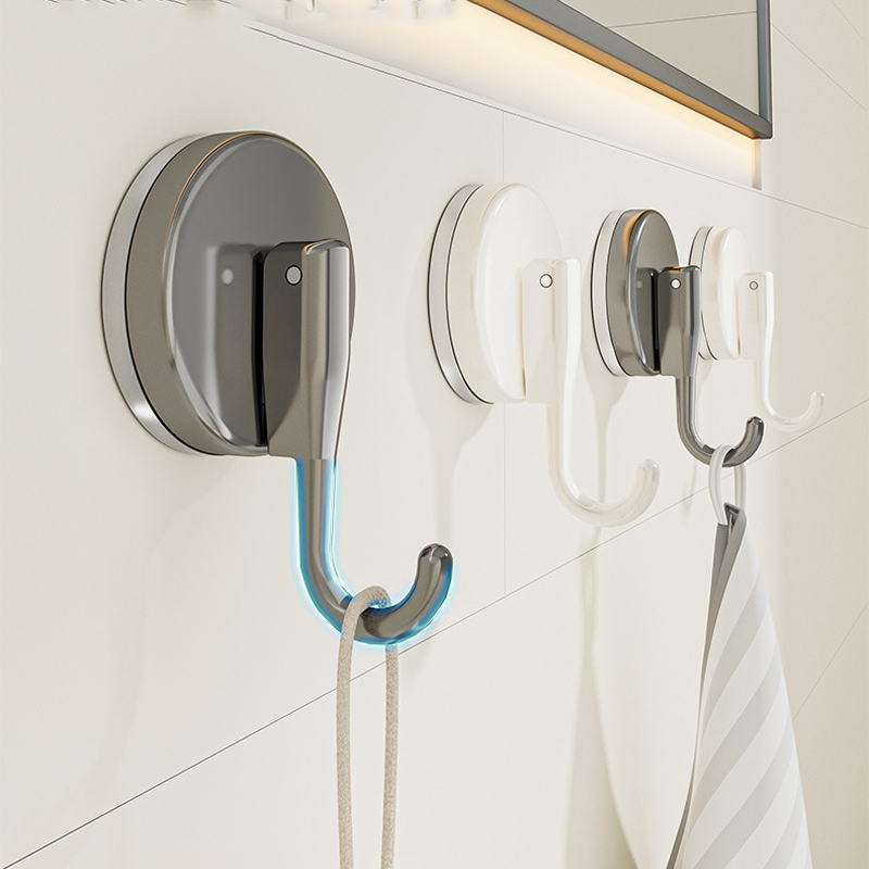 Kitchen Gadgets Wholesale - 吸盤フックパンチフリー多機能吊り下げキー衣類フック浴室ローブコートタオルフックキッチンオーガナイザーaccessorie