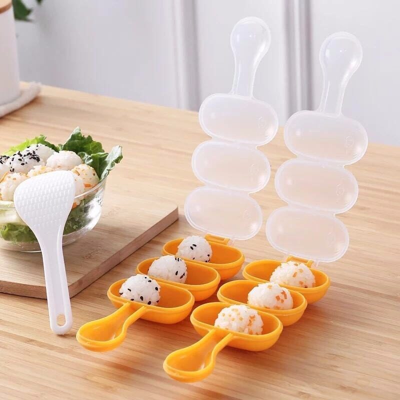 Kitchen Gadgets For Kids - DIYおにぎりシェイカーモールド PPプラスチック製おにぎりメーカー 子供用簡単おにぎり型 弁当ランチ キッチンガジェット