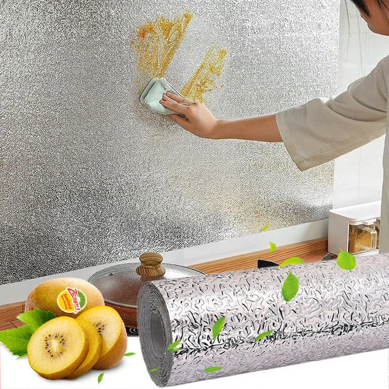 Kitchen Gadgets Wallpaper - 耐油防水キッチンステッカー自己粘着耐火除湿防カビステッカー家具キッチンガジェット用