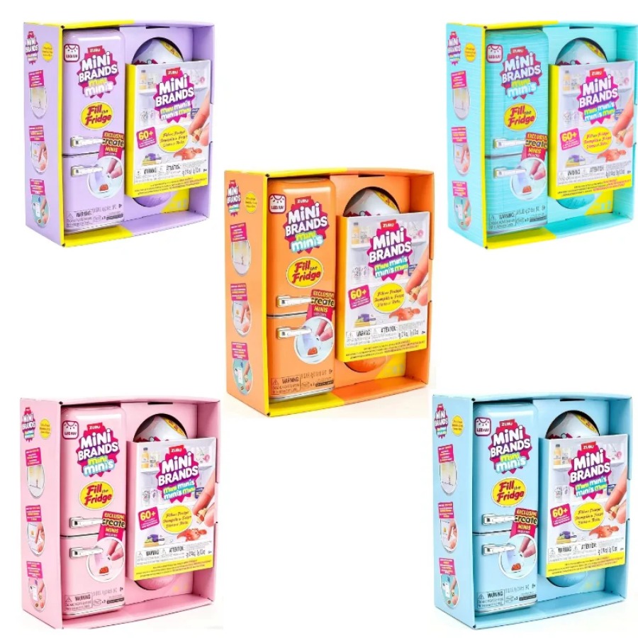 Kitchen Gadgets For Kids - ZURU 5サプライズミニフリッジボールシリーズ ブラインドボックストイコレクション ミステリアスミニブランド入り フリッジフードボール サプライズボックストイズ