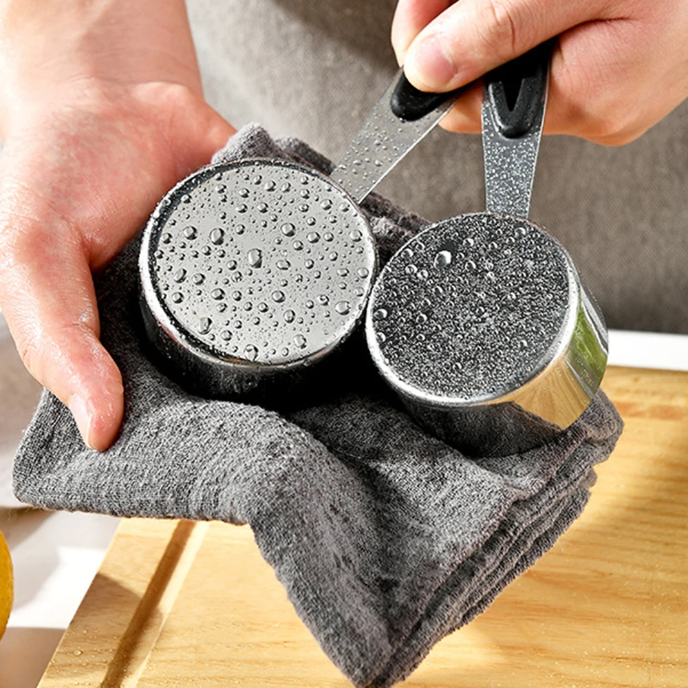 5/10 個ステンレス鋼計量カップとスプーンセットキッチンア - Kitchen Gadgets List のレビューと価格