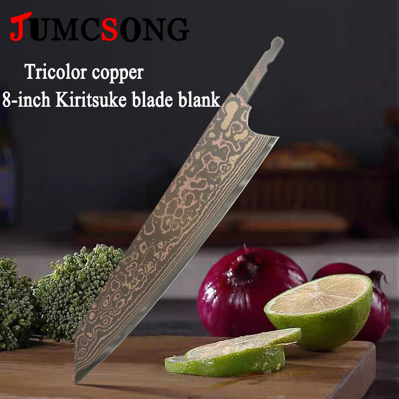 JUMCSONG トリコロール銅製切付包丁ブランク VG10 - Kitchen Gadgets Wholesale のレビューと価格
