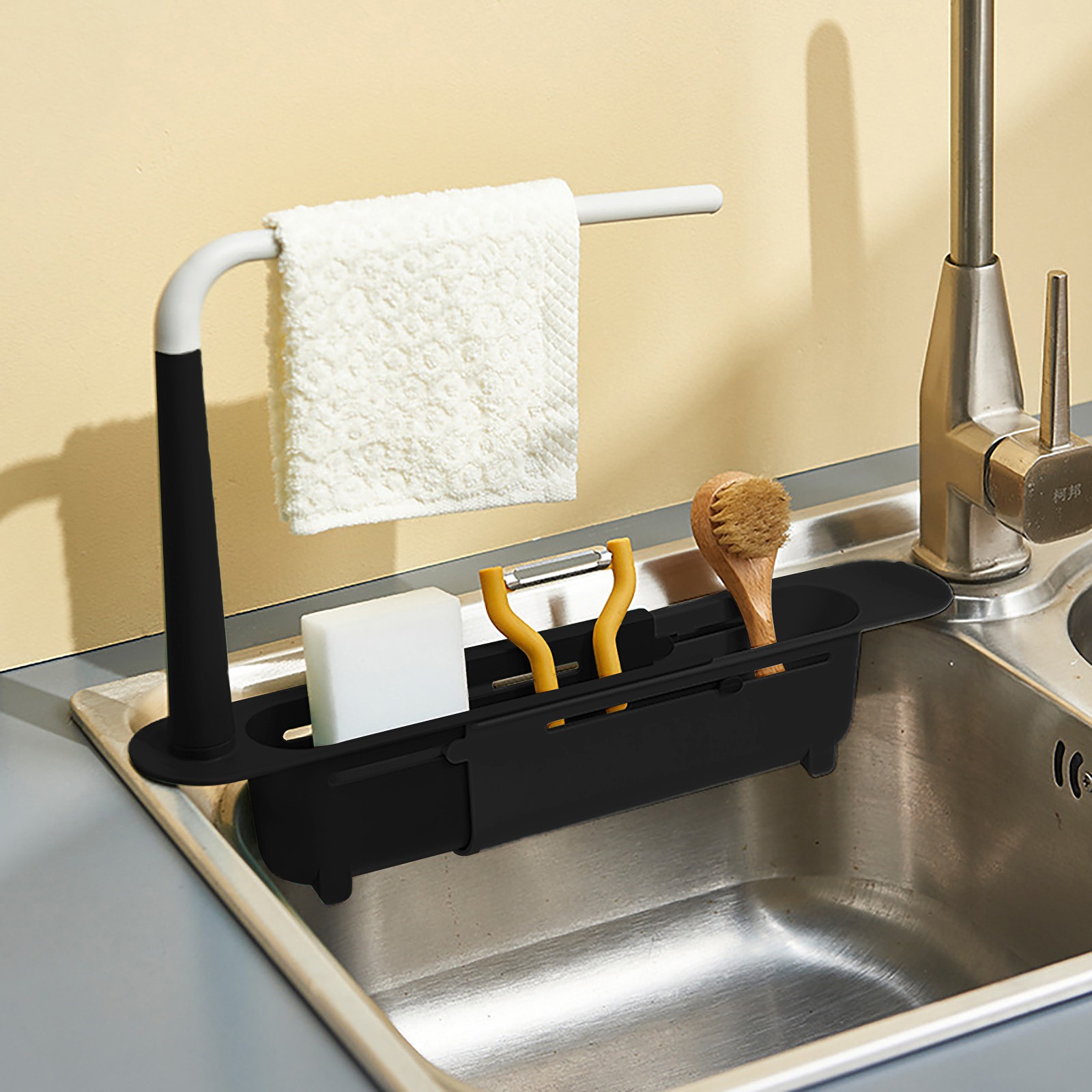 Elescopicシンクの水切り、キッチンオーガナイザー、石 - Kitchen Gadgets Everyone Needs のレビューと価格