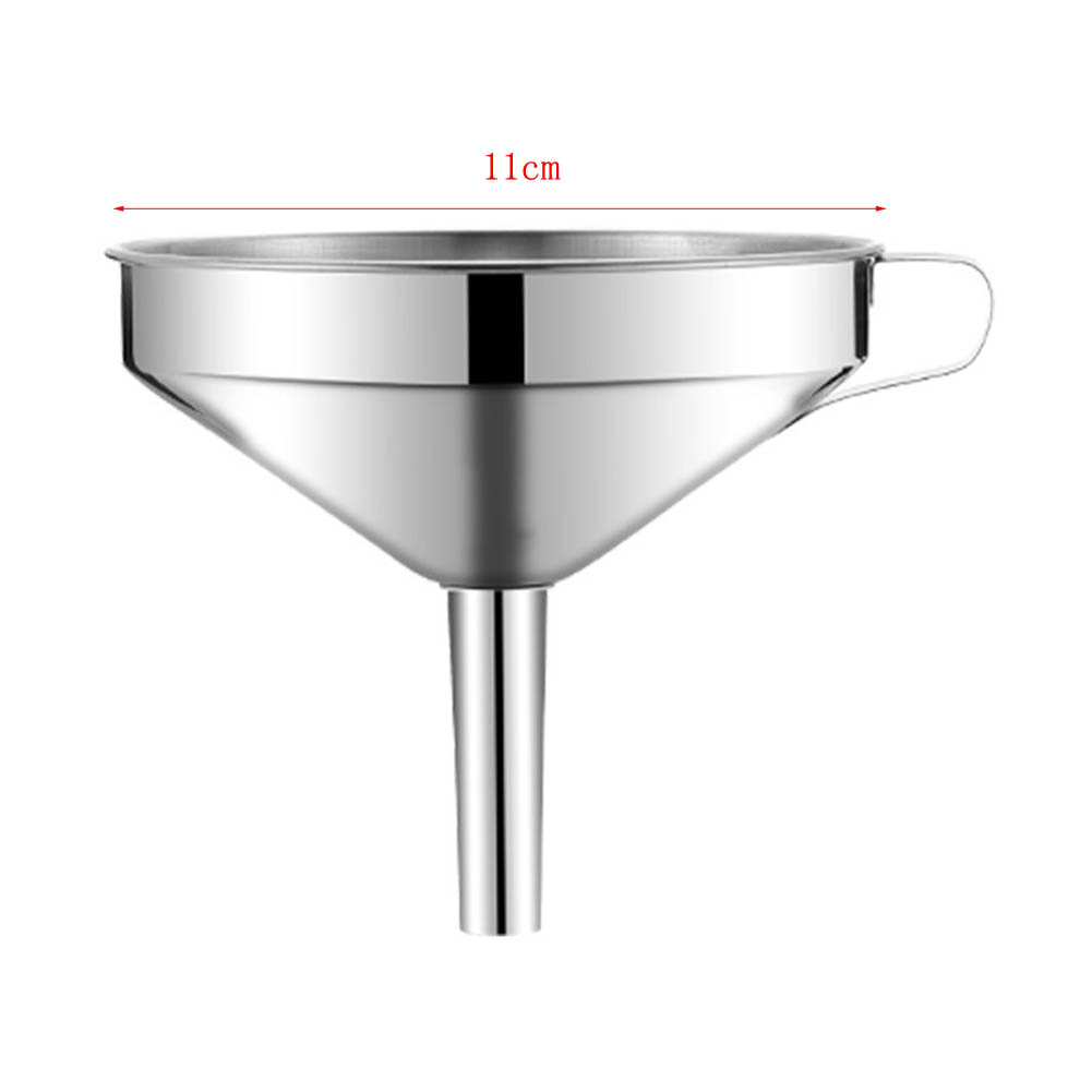 1Pc ステンレス鋼食用油漏斗広口キッチンアクセサリーバービ - Kitchen Gadgets Design のレビューと価格