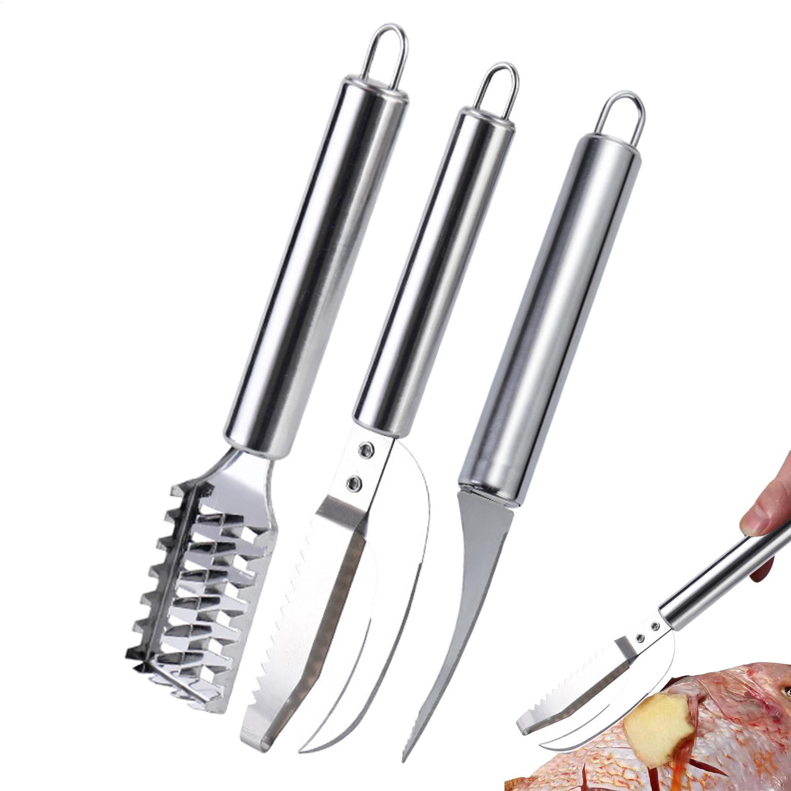 魚鱗除去ナイフ、エビの糸取り、ステンレス製魚鱗除去器、魚の皮 - Kitchen Gadgets Everyone Needs のレビューと価格