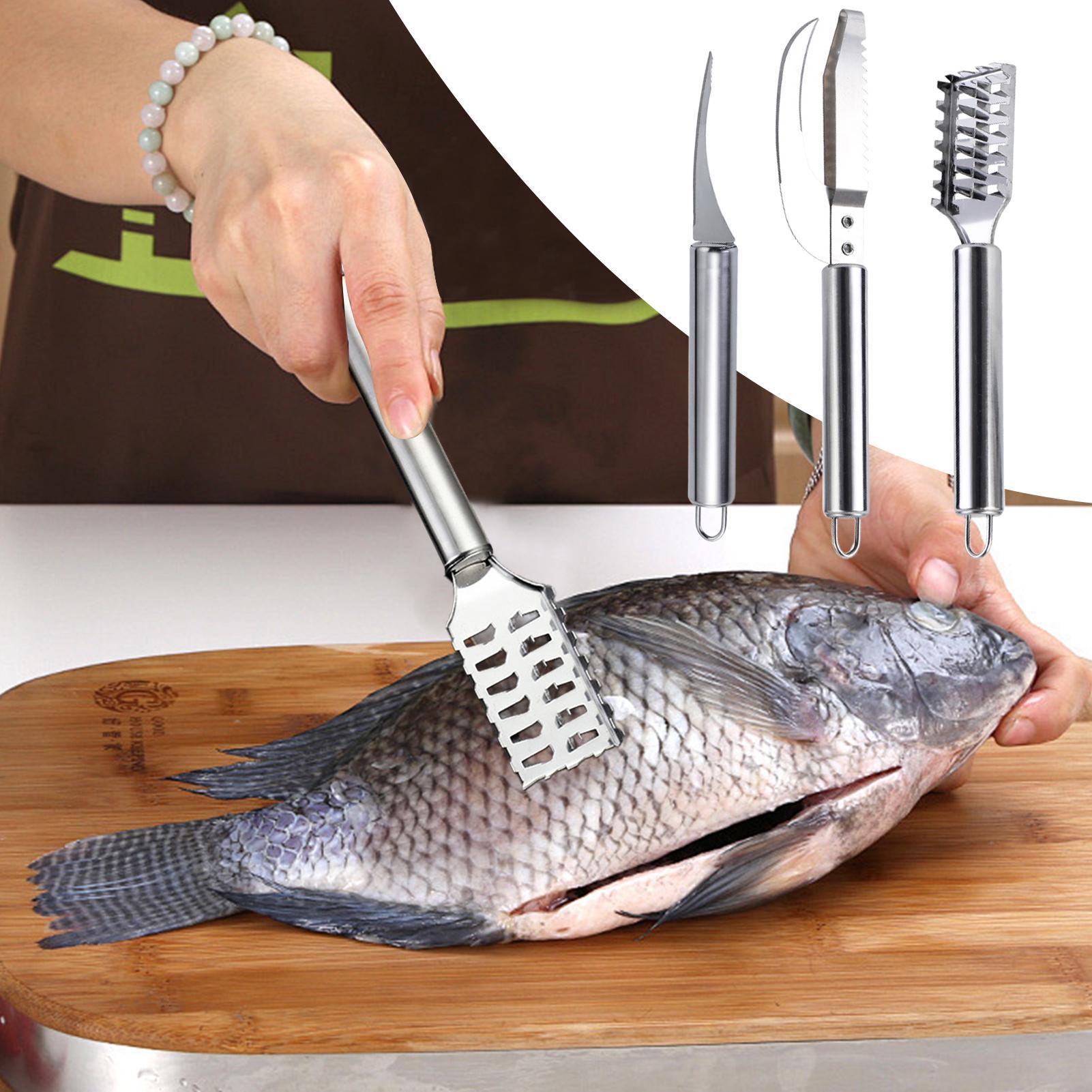 魚鱗除去ナイフ、エビの糸取り、ステンレス製魚鱗除去器、魚の皮 - Kitchen Gadgets Everyone Needs のレビューと価格