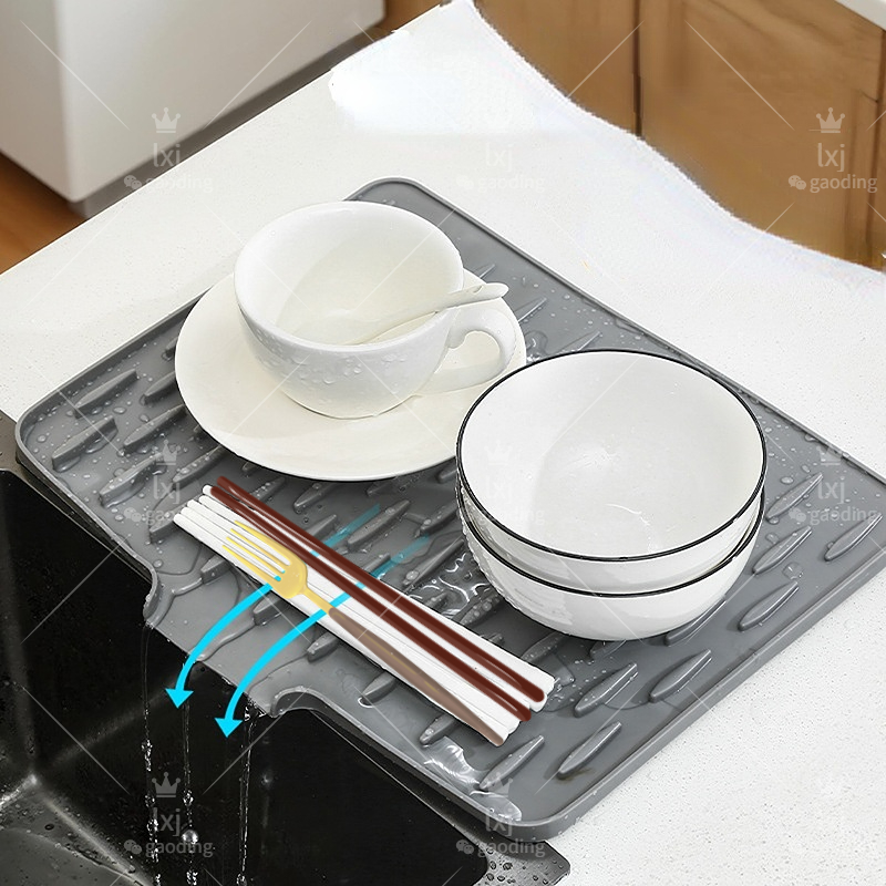 2025年製 食器乾燥マット 水こぼれ防止 シリコン製乾燥ス - Kitchen Gadgets Of 2025 のレビューと価格