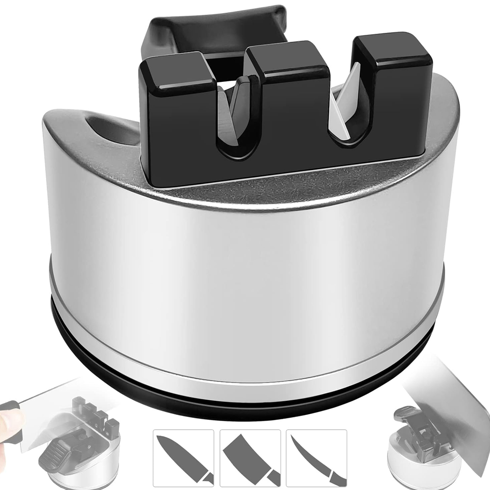 2025年新型ハンズフリー包丁研ぎ器、吸盤付きポケットナイフ - Kitchen Gadgets Of 2025 のレビューと価格