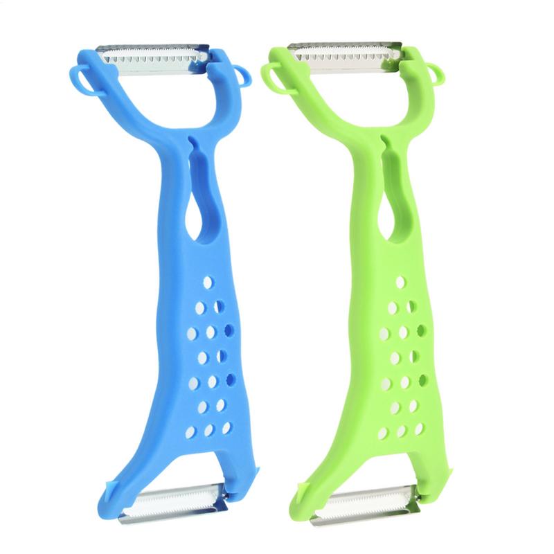 ジャガイモの皮むき器ダブルヘッドハンドステンレス鋼の皮むき器 - Kitchen Gadgets For Kids のレビューと価格
