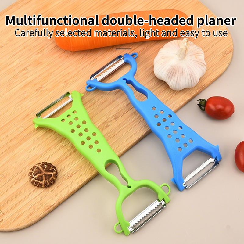 ジャガイモの皮むき器ダブルヘッドハンドステンレス鋼の皮むき器 - Kitchen Gadgets For Kids のレビューと価格