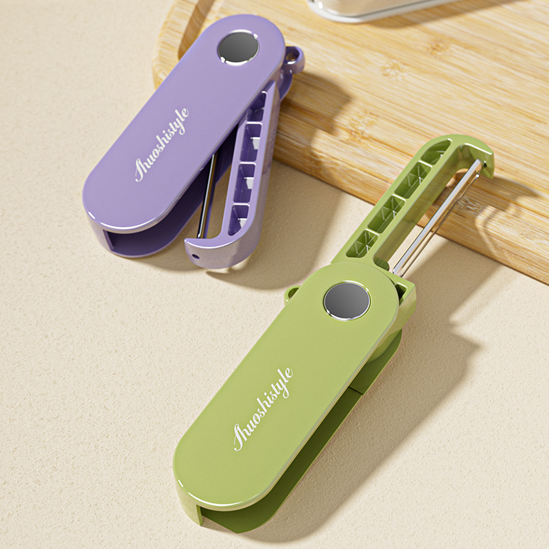 ポータブルミニステンレス鋼フルーツシェアナイフピーラー折りた - Kitchen Gadgets Oxo のレビューと価格