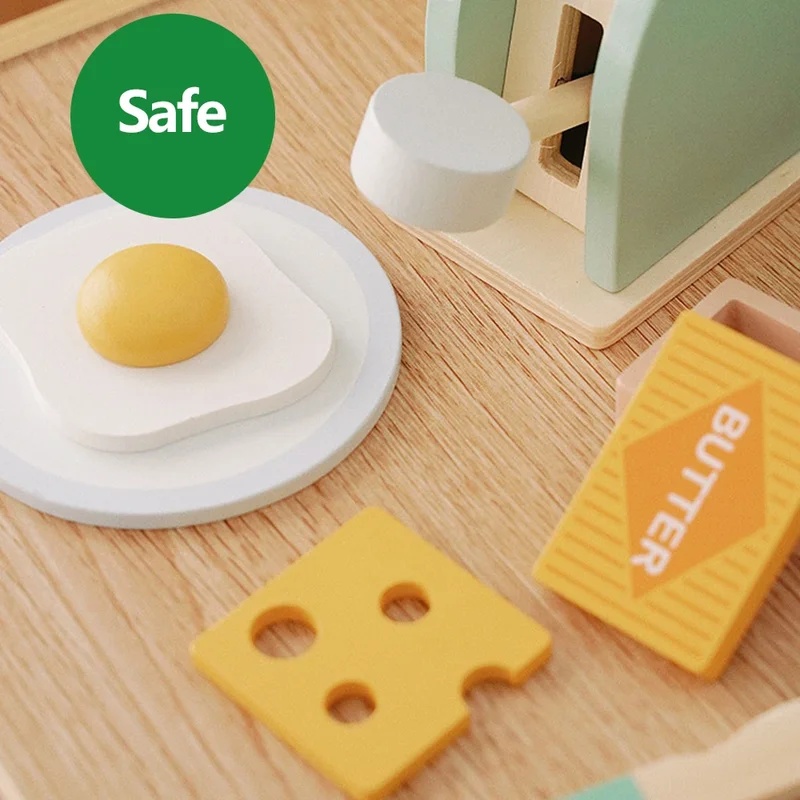 木製シミュレーショントースターおもちゃ キッズごっこ遊びキッ - Kitchen Gadgets For Kids のレビューと価格