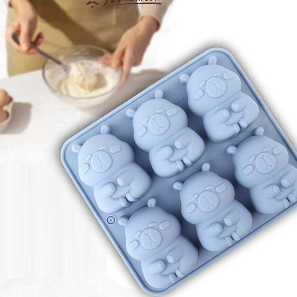 かわいいカピバラの形をしたシリコンケーキ型1個。チョコレート - Kitchen Gadgets Design のレビューと価格