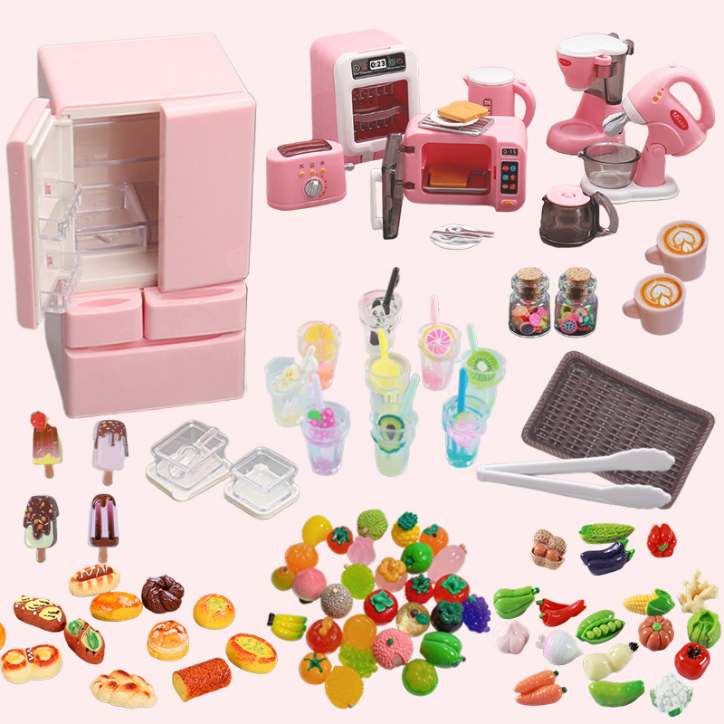 子供用キッチンおもちゃアクセサリー冷蔵庫ごっこ遊びセットドー - Kitchen Gadgets For Kids のレビューと価格