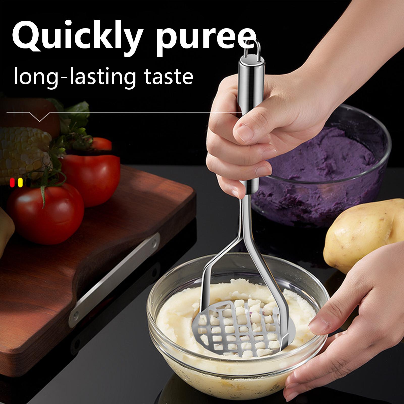 手動ステンレス鋼ポテトマッシャー果物野菜圧力泥機キッチン子供 - Kitchen Gadgets For Kids のレビューと価格