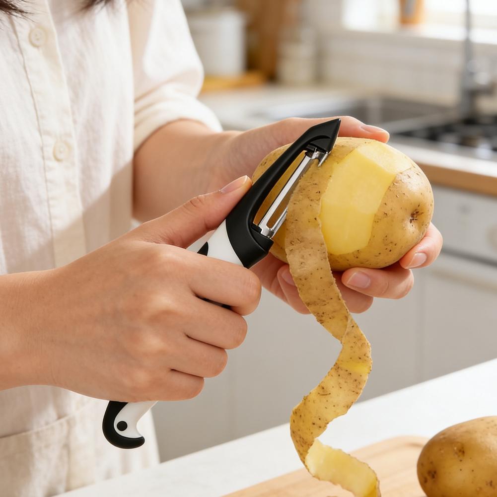野菜スライサー ステンレス鋼ピーラーナイフカッター にんじん - Kitchen Gadgets Design のレビューと価格