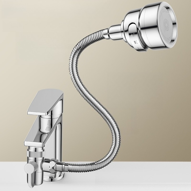 3段階速度調整可能な外部シャワーヘッド、洗面台の蛇口用、髪洗 - Kitchen Gadgets Everyone Needs のレビューと価格