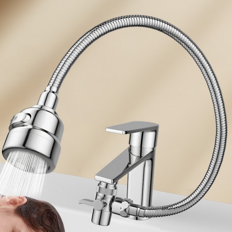 3段階速度調整可能な外部シャワーヘッド、洗面台の蛇口用、髪洗 - Kitchen Gadgets Everyone Needs のレビューと価格