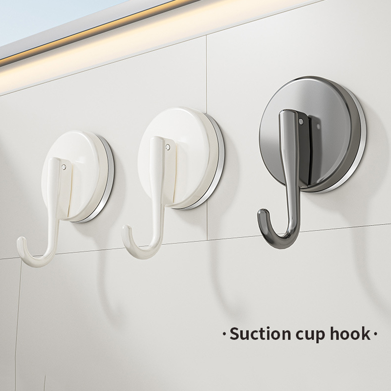 吸盤フックパンチフリー多機能吊り下げキー衣類フック浴室ローブ - Kitchen Gadgets Wholesale のレビューと価格