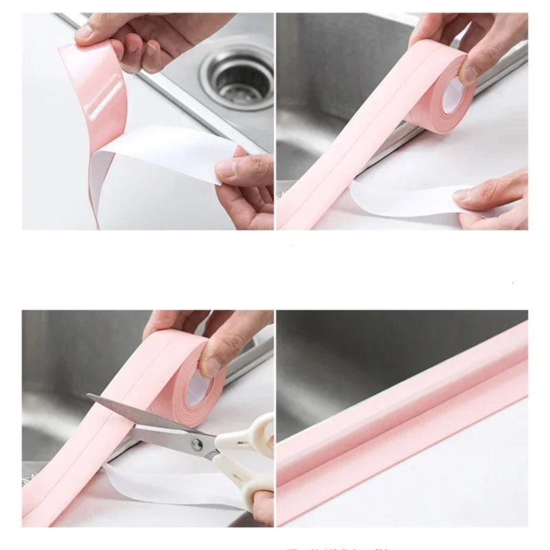テープ PVC クラックテープ浴室とキッチン用防カビ防水シー - Kitchen Gadgets Wallpaper のレビューと価格