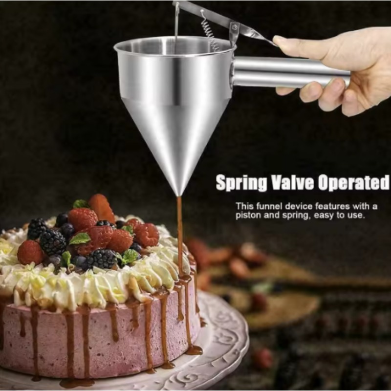 600/1200MLステンレス製液体漏斗ディスペンサー、タコ - Kitchen Gadgets Design のレビューと価格