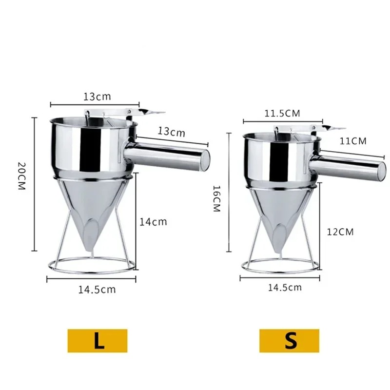 600/1200MLステンレス製液体漏斗ディスペンサー、タコ - Kitchen Gadgets Design のレビューと価格