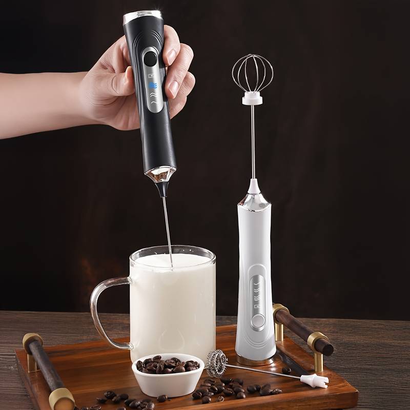 ワイヤレス電動ミルク泡立て器と卵ビーター、タイプC 3段階速 - Kitchen Gadgets Design のレビューと価格