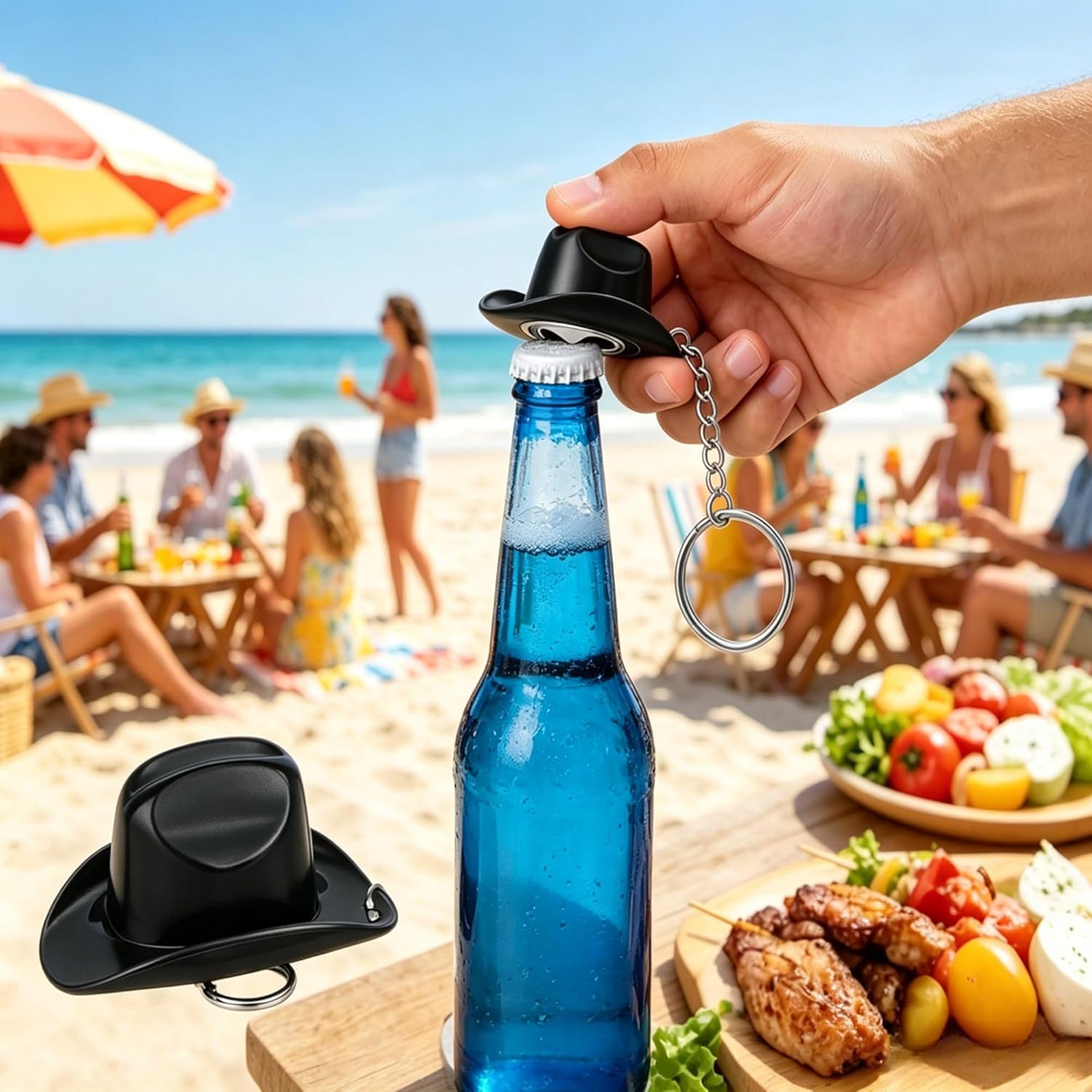 2個入り カウボーイハットデザインボトルオープナー、2 in - Kitchen Gadgets For Men のレビューと価格