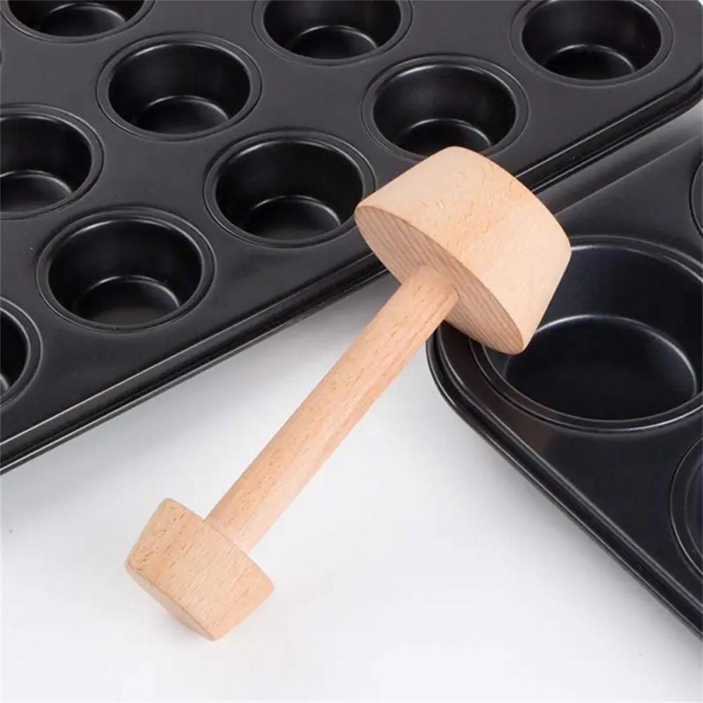 プレミアム木製エッグタルト型両面タルトタンパーペストリー型プ - Kitchen Gadgets Design のレビューと価格