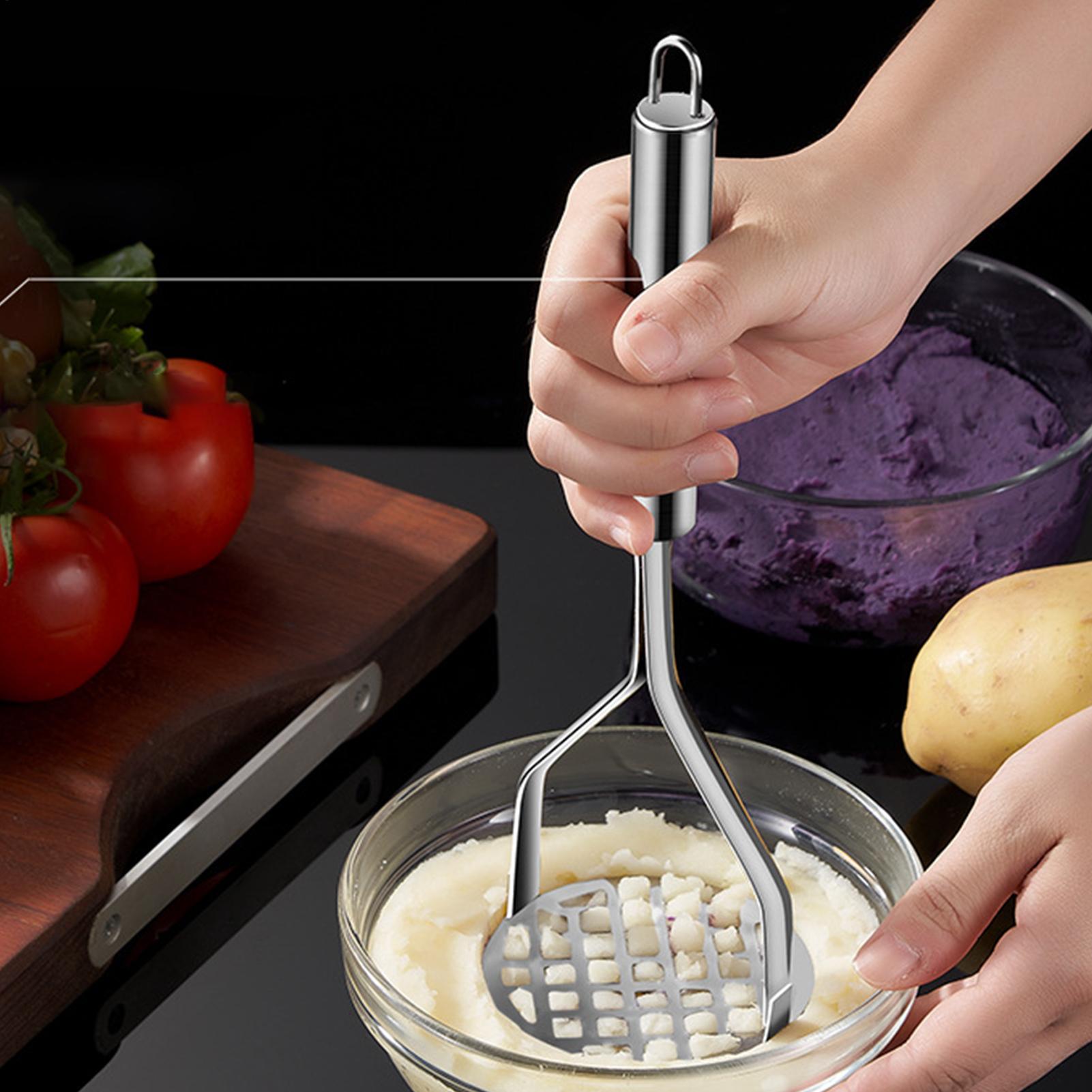 手動ポテトマッシャー ステンレス製フードマッシャー アボカド - Kitchen Gadgets For Men のレビューと価格