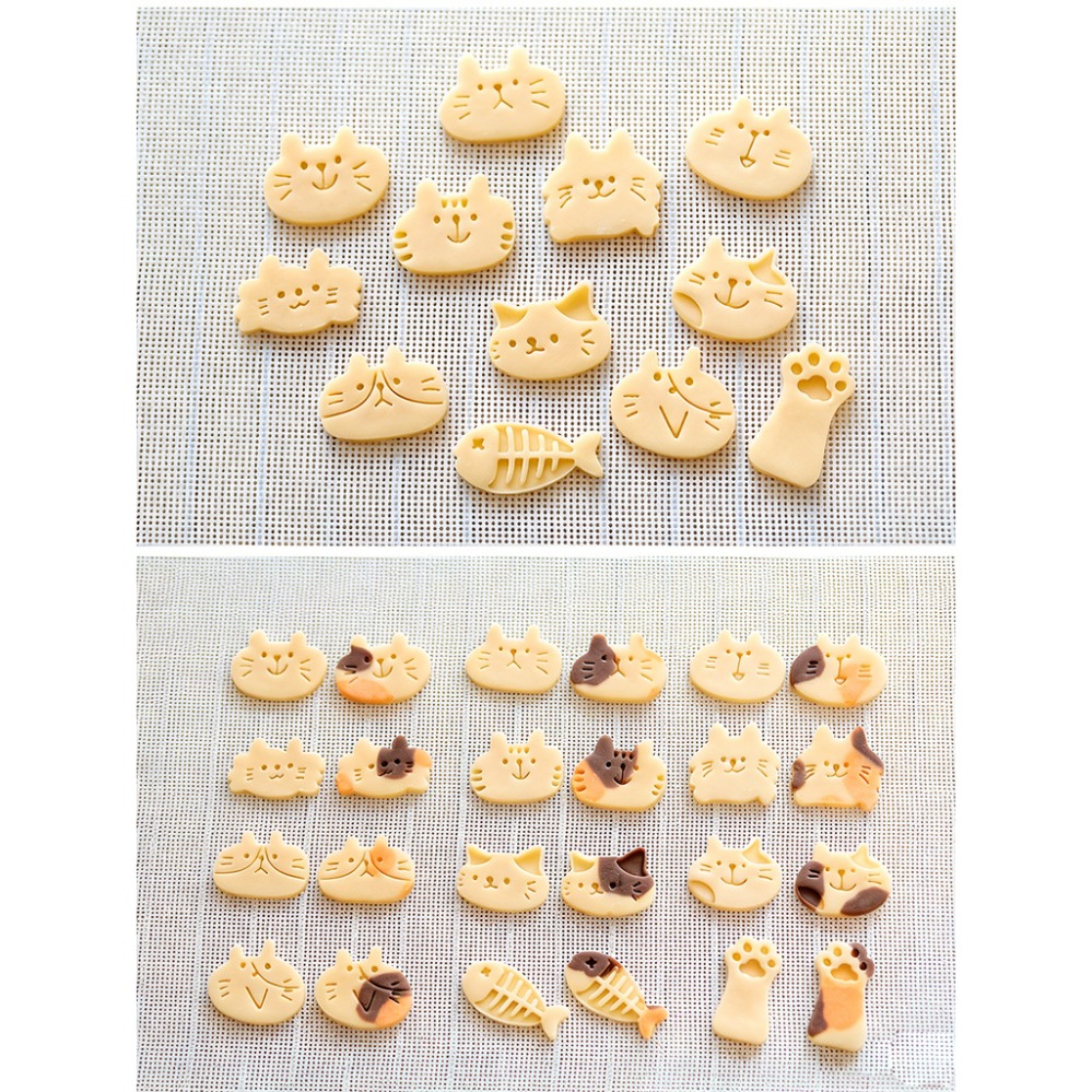 かわいい子猫DIYスタンプクッキーカッター焼き型ベーキングア - Kitchen Gadgets Wholesale のレビューと価格
