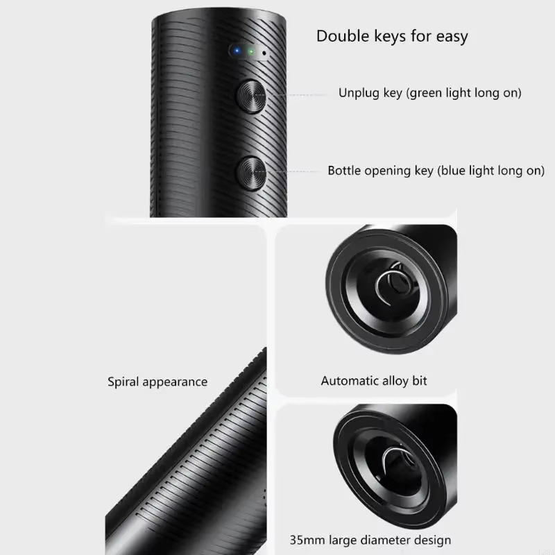 電動ワインオープナー 自動赤ワインコルクスクリュー 充電式ワ - Kitchen Gadgets Electric のレビューと価格