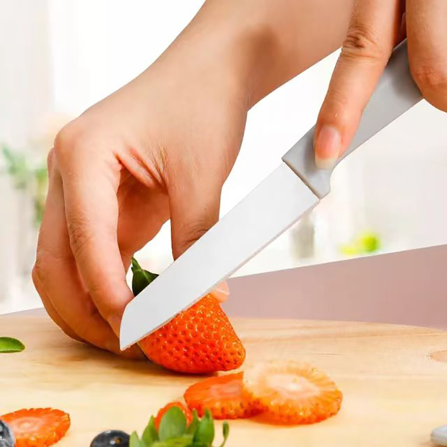 1PC キャンディー色のポータブルフルーツナイフ PP ステ - Kitchen Gadgets Design のレビューと価格