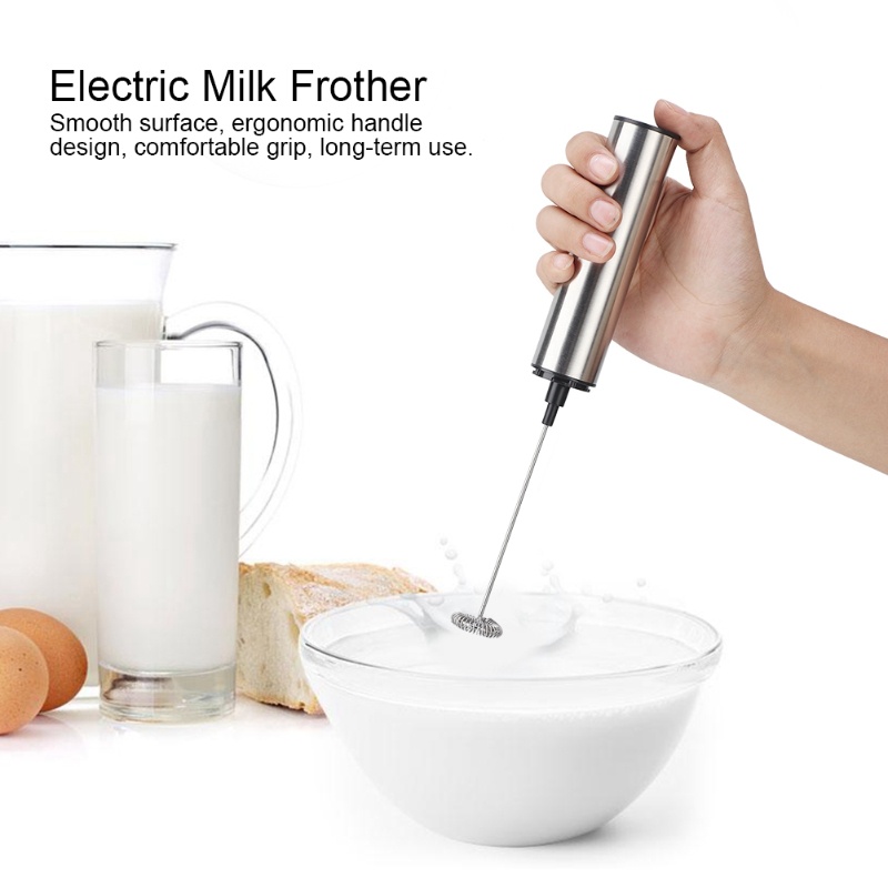 ハンドヘルド電動ミルクフォーマー 充電式 ステンレス製 ブレ - Kitchen Gadgets Electric のレビューと価格