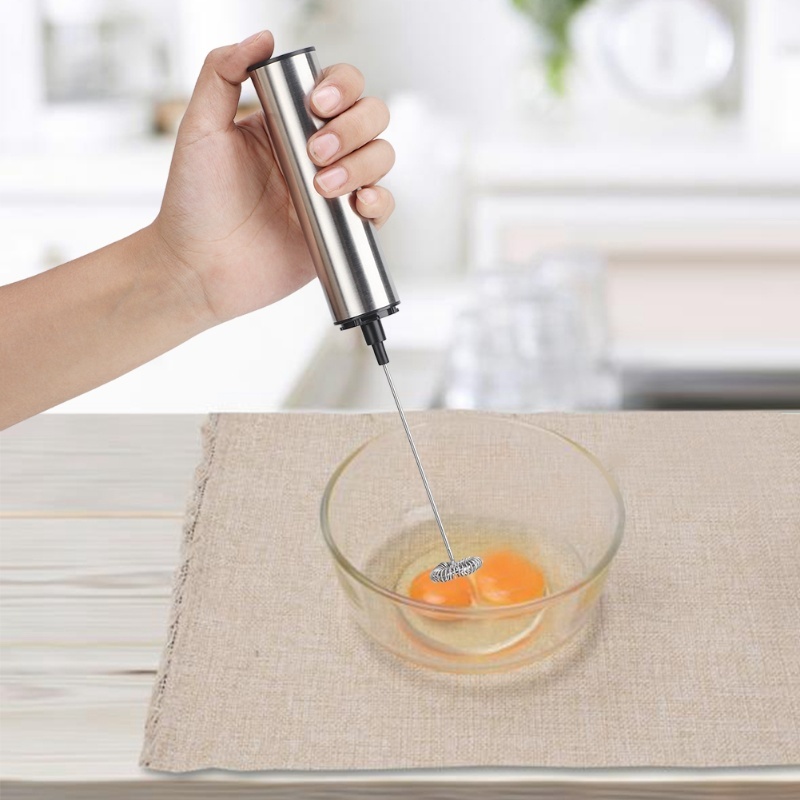 ハンドヘルド電動ミルクフォーマー 充電式 ステンレス製 ブレ - Kitchen Gadgets Electric のレビューと価格