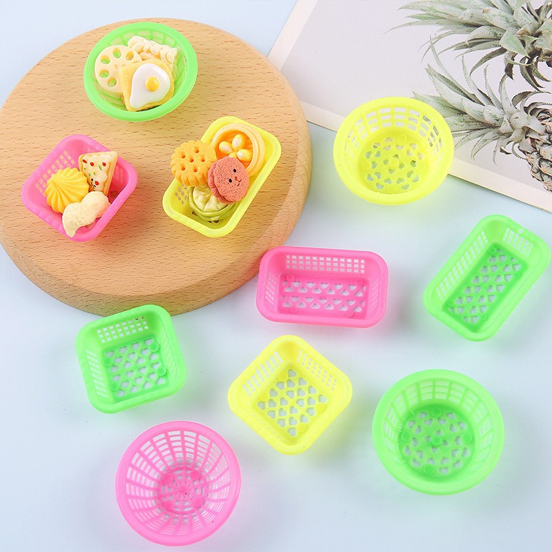15個のミニチュアボックストレイ、ドールハウスミニバスケット - Kitchen Gadgets For Kids のレビューと価格