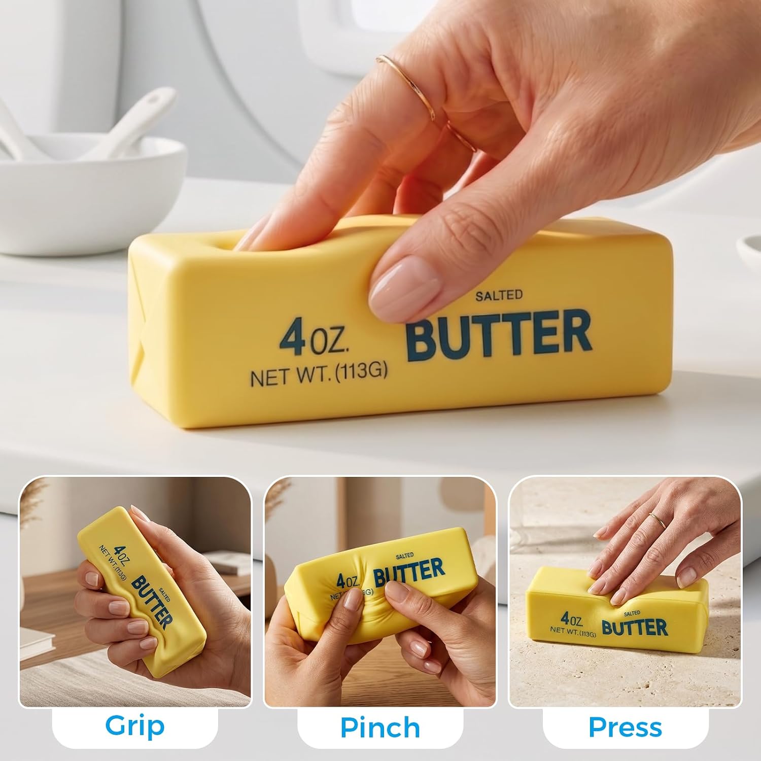 新しいソフトスローリバウンドバタースティックリアルなシリコン - Kitchen Gadgets Design のレビューと価格