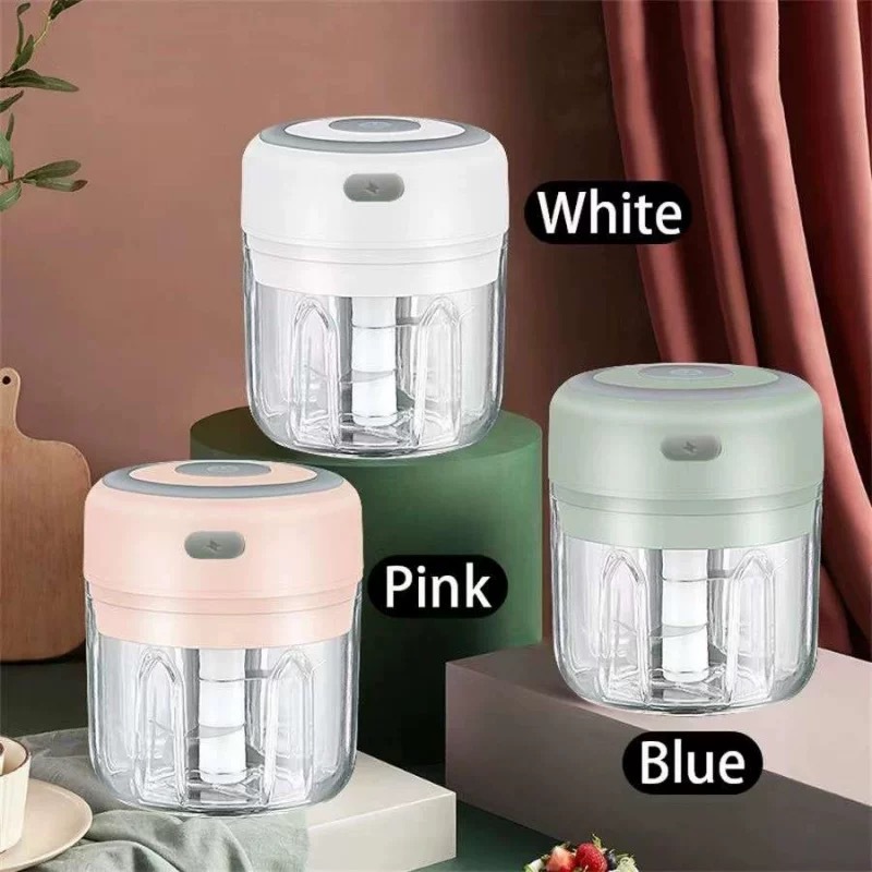 電動ガーリックプレスワイヤレスミニフードチョッパーUSB充電 - Kitchen Gadgets Electric のレビューと価格