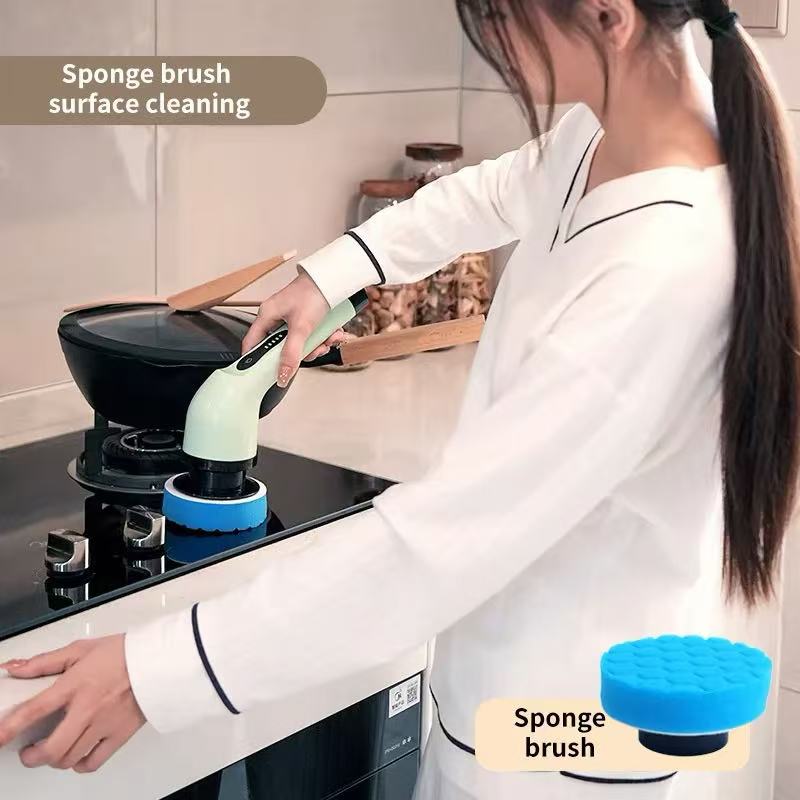 9-in-1電動クリーニングブラシ電動スピンクリーニングスク - Kitchen Gadgets Electric のレビューと価格