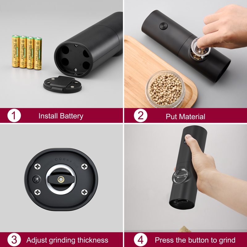 CROSIKO KYMQ-14BS LED 電動ペッパーソル - Kitchen Gadgets Electric のレビューと価格