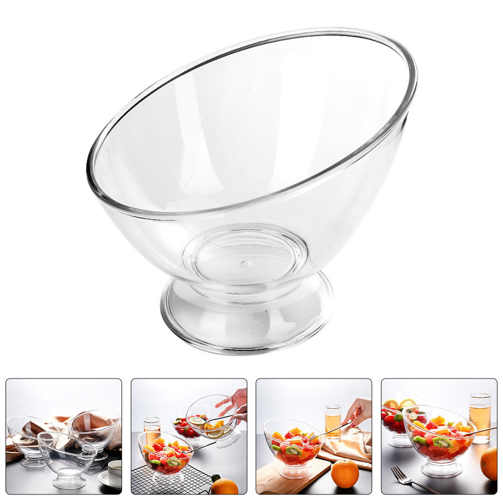 斜めデザインのサラダボウル、和風多目的デザート・食品保存容器 - Kitchen Gadgets Design のレビューと価格