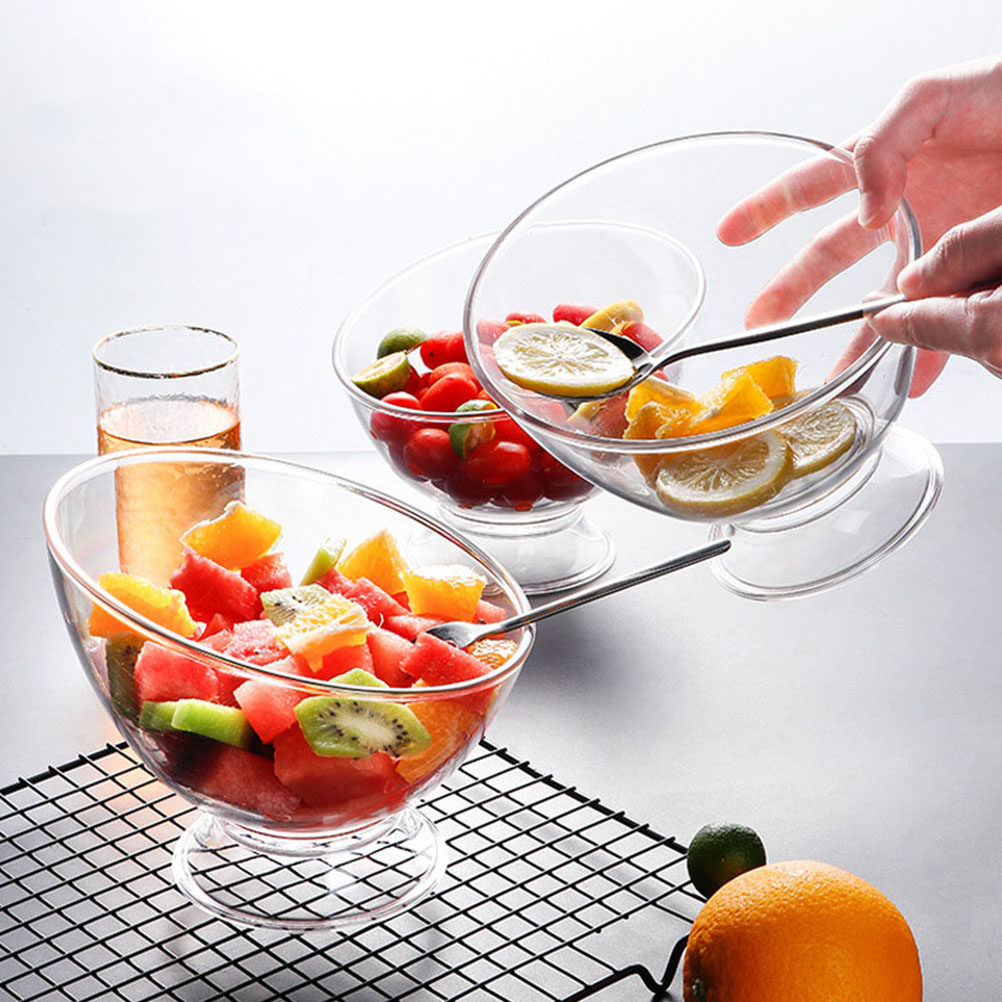 斜めデザインのサラダボウル、和風多目的デザート・食品保存容器 - Kitchen Gadgets Design のレビューと価格