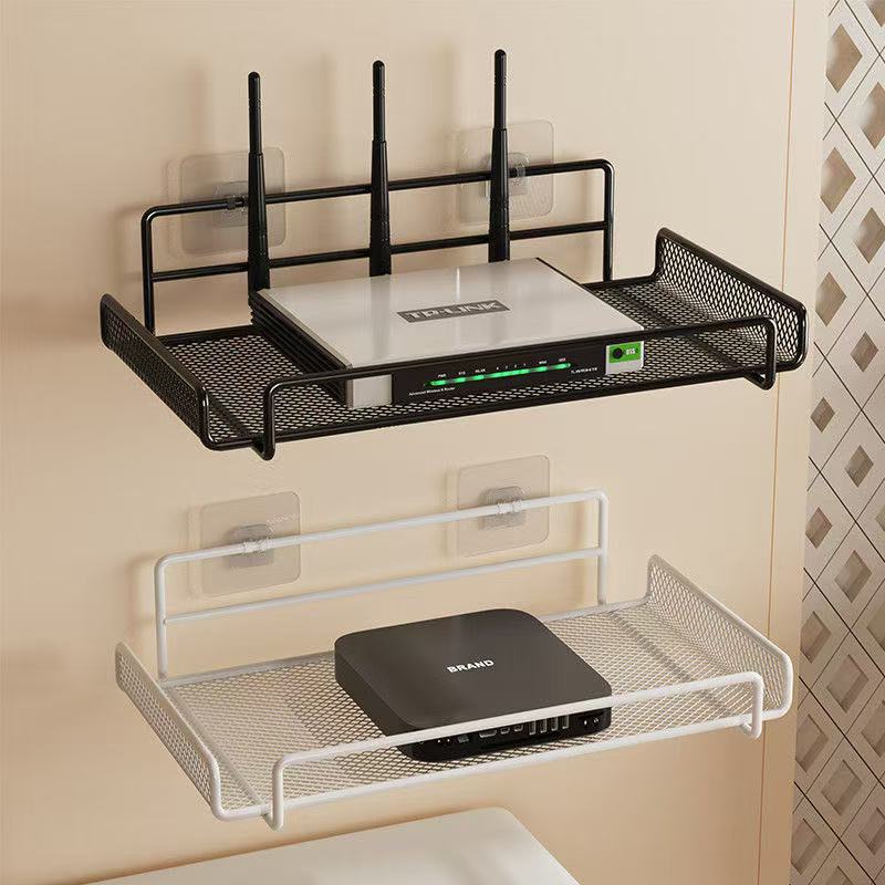 ステンレス製ルーターシェルフ 穴あけ不要 WiFi 壁掛けル - Kitchen Gadgets Wholesale のレビューと価格