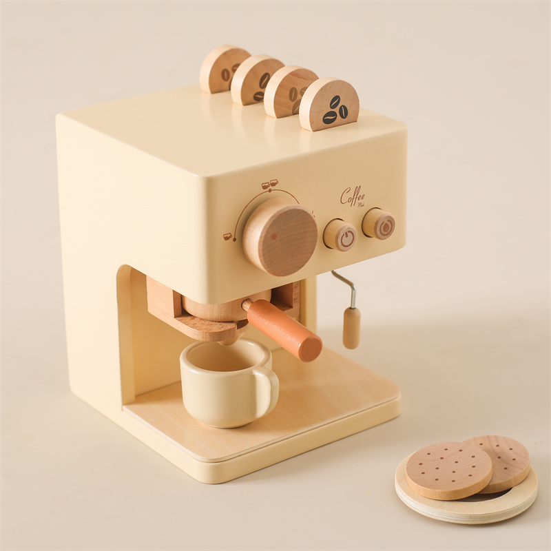 子供木製モンテッソーリおもちゃセット子供コーヒーマシンキッチ - Kitchen Gadgets For Kids のレビューと価格